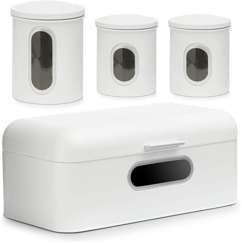 Deppon Stainless Steel Bread Box and 3